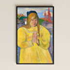 Dua Eden Kız Temalı Gauguin UV Baskılı Tablo