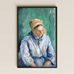 Başörtülü Kadın Portresi - UV Baskılı Tablo