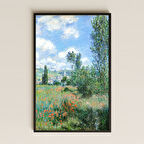 Monet Gelincik Tarlası Tablosu - Doğal Dekoratif Sanat