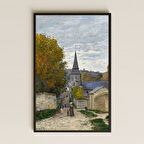 Monet Vétheuil Kilisesi Tablosu - Tarihi Sanat Tablosu