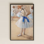 Degas Balerin Tablosu - Pastel Tonlu Zarif Sanat Eseri