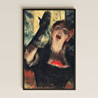 Degas Eldivenli Şarkıcı Tablosu - Dramatik Portre Sanatı