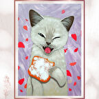 Tatlı Aşk Kedisi - Neşeli Kalpli Poster