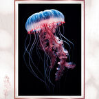 ACQUA Serisi Derin Deniz Denizanası Duvar Dekoru