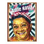 Adile Naşit Retro Poster Tablo | MDF Dekoratif Baskı