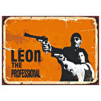 Léon The Professional Film Temalı Ahşap Retro Poster Tablo