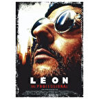 Léon The Professional Orijinal Afiş Temalı Ahşap Retro Poster Tablo