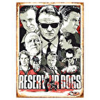 Reservoir Dogs Retro Ahşap Tablo - Tarantino Temalı Suç Filmi Posteri