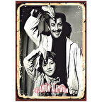 Kemal Sunal Selamün Aleyküm Retro Ahşap Tablo - Türk Sineması Temalı Nostalji