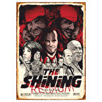 The Shining Retro Ahşap Tablo - Stanley Kubrick Korku Filmi Afişi Tasarımı