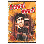 Kemal Sunal Karikatür Temalı Retro Ahşap Tablo – Eğlenceli Nostaljik Tasarım