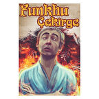 Punkhu Çekirge Temalı Komik Retro Ahşap Tablo – Uzakdoğu Mizahı Karikatür Tasarım