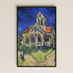 Van Gogh Auvers-sur-Oise Kilisesi Pleksi Tablo