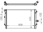 RADYATÖR MECHANİCAL JETTA 1.6 TDI 2010 -A3 03 MEK 650x448x26 650X448X34