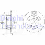 FREN DISKI ON MERCEDES SPRINTER B901 B904 . VW LT 28-35-46
