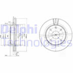 ÖN FREN AYNASI LACETTI-NUBIRA 1.4 16V-1.6-1.8 05 255.8x24x4DLxHAVALI