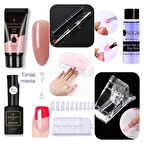 Poly Gel klipsli set (7 parça)