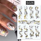 Üç boyutlu yapışkanlı sticker S26 (54298)