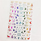 Üç boyutlu yapışkanlı sticker F597