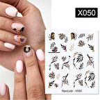 Su transferli nail art sticker X050 (50127-8)