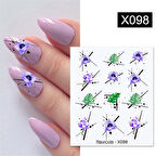 Su transferli nail art sticker X098 (52340-18)