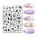 Nicole Diary metal stampa tabakası X007 (56254)