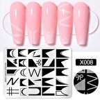 Nicole Diary metal stampa tabakası X008 (56255)