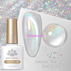 BORN PRETTY 10ml Rainbow Water Light Kedi Gözü Kalıcı Oje RW02 (59708)