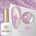 BORN PRETTY 10ml Rainbow Water Light Kedi Gözü Kalıcı Oje RW06 (59708)