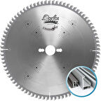 ONCI 210x3x30mm 64TCG diş Alüminyum, Plastik, PVC - TCT Elmas Daire Testere Bıçağı (Negatif Diş)