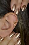 Yengeç Burcu Küpe Takımyıldızı Piercing Gold Cancer