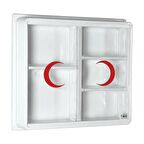 Büyük Plastik Ecza Dolabı 50cm x 47cm x11cm 157-TRNT