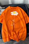 Unisex Papatya Baskılı Tshirt GARALİO