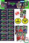 Panini Top Class 2025 Premier League Koleksiyon Futbolcu Kartları  (16 Paket & 128 Adet Kart )