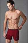 Erkek Bordo Compact Renkli Boxer Ers014