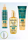 Keratin & Argan 1 ADET SIVI SAÇ KREMİ-1 ADET SAÇ YAĞI-1 ADET BAKIM KREMİ-1 ADET YÜZ TEMİZLEME JELİ