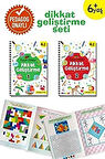 Küçük Dahiler Dikkat Geliştirme Seti (2 Kitap Takım) 6+ Yaş (Pedagog Onaylı)