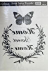 Hdt042 Home Decor Transfer 25*35- Home Sweet Home - Kolay Transfer