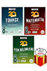 8. Sınıf Lgs Master Türkçe Matematik Fen Bilimleri 20'li Deneme Seti - Hediyeli