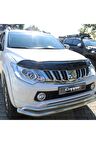 Mitsubishi L200 Ön Kaput Koruma Rüzgarlık 4mm (abs) 15-19