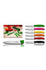6.7606 .5 Soyma Bıçağı 5 Ad 5li Farklı Renk 8cm Düz Ağız