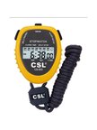 C.S.L CG-503 Boyun Askılı Dijital Kronometre Siyah/Sarı 1/100 Hassasiyetli Spor ve Antrenman Kronometresi