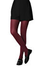 Kadın Mycro 50 Bordo Opak Mat Orta Kalın Mus Külotlu Çorap