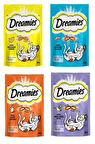 Dreamies Kedi Ödül Maması Peynirli-somonlu-ördeketli-tavuklu 60gr X 4 Adet