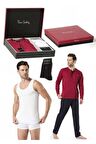 2000 Erkek Damat Çeyiz 5 li Set Çamaşır Pijama Takım