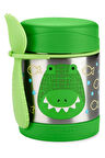 Zoo Paslanmaz Çelik Termos Timsah 325ml Yeşil
