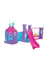 Pilsan 07-966 Pilsan Şatolu Kale Kaydırak Ve Salıncak Seti