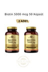 Solgar Biotin 5000 Mcg 50 Kapsül 2 Adet