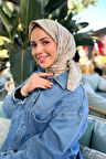 İpek Koton Jakar Eşarp - 8932982-933