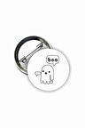 Boo Hayalet - Ghost Y2K Grunge Style Buton Rozet